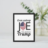 Carte Postale Joe Trumped Trump, drapeau américain (Debout devant)
