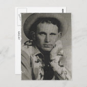 Carte Postale Joe Watts, Texas Cowboy (Devant / Derrière)