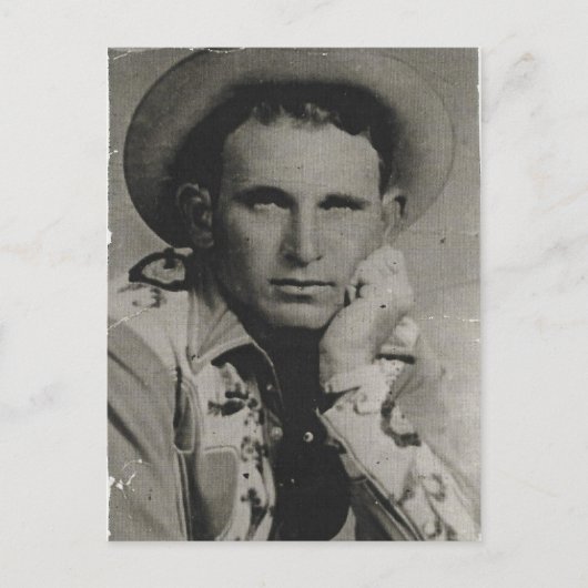 Carte Postale Joe Watts, Texas Cowboy (Devant)