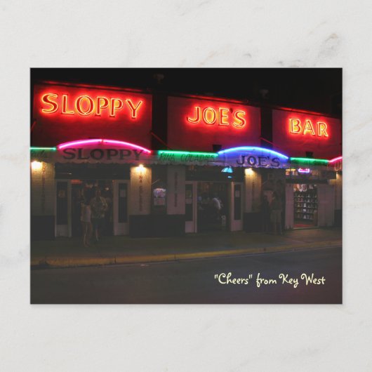 Carte Postale Joe's désagréable (Devant)