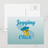 Carte Postale Jogging Chick #3 (Devant / Derrière)