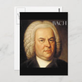Carte Postale Johann Sebastian Bach (Devant / Derrière)
