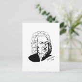 Carte Postale Johann Sebastian Bach (Debout devant)