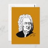 Carte Postale Johann Sebastian Bach (Devant / Derrière)