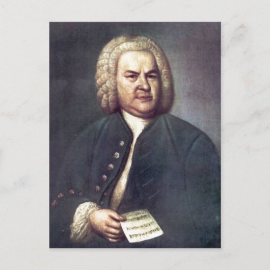 Carte Postale Johann Sebastian Bach im Jahre 1746, mit R? tselka (Devant)
