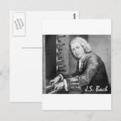 Carte Postale Johann Sebastian Bach Stuff (Devant / Derrière)