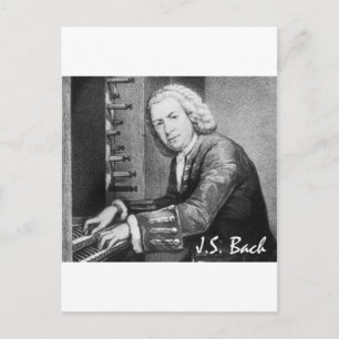 Carte Postale Johann Sebastian Bach Stuff