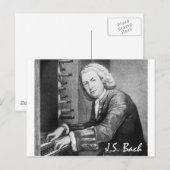 Carte Postale Johann Sebastian Bach Stuff (Devant / Derrière)