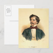 Carte Postale Johann Strauss l'Ancien (Devant / Derrière)