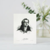 Carte Postale Johann Wolfgang Goethe gravée par Delacroix (Debout devant)