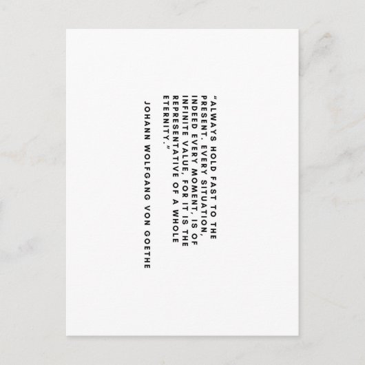 Carte postale Johann Wolfgang Von Goethe (Devant)