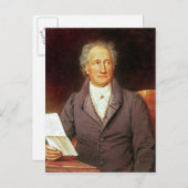 Carte Postale Johann Wolfgang von Goethe 1828 (Devant / Derrière)