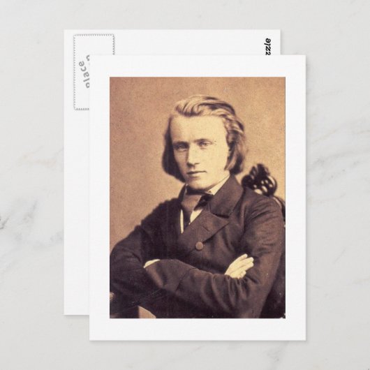 Carte Postale Johannes Brahms (Devant / Derrière)