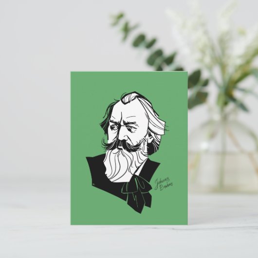 Carte Postale Johannes Brahms (Debout devant)
