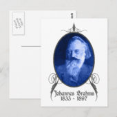 Carte Postale Johannes Brahms (Devant / Derrière)