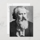 Carte Postale Johannes Brahms, 1879 (Devant / Derrière)