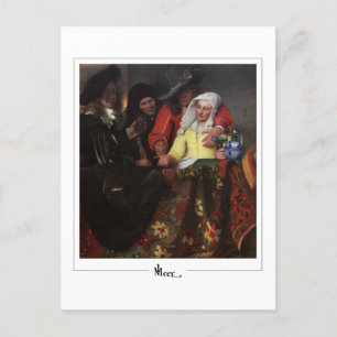 Carte Postale Johannes Vermeer #10 - Art