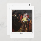 Carte Postale Johannes Vermeer #10 - Art (Devant / Derrière)