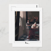 Carte Postale Johannes Vermeer #18 - Art (Devant / Derrière)