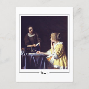 Carte Postale Johannes Vermeer #22 - Art