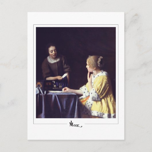 Carte Postale Johannes Vermeer #22 - Art (Devant)