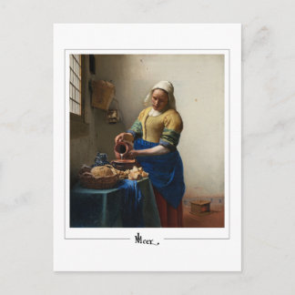 Carte Postale Johannes Vermeer #2 - Beaux-arts
