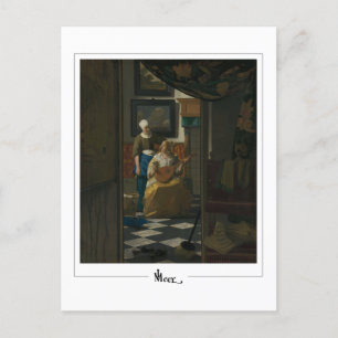 Carte Postale Johannes Vermeer #32 - Art