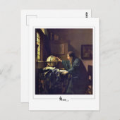 Carte Postale Johannes Vermeer #36 - Art (Devant / Derrière)