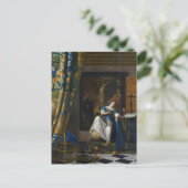 Carte Postale Johannes Vermeer - Allégorie de la foi (Debout devant)