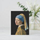 Carte Postale Johannes Vermeer - Fille avec une oreille perle (Debout devant)