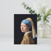 Carte Postale JOHANNES VERMEER - Fille avec une perle d'oreille  (Debout devant)
