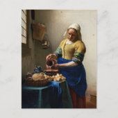 Carte Postale Johannes Vermeer - La Laitière (Devant)