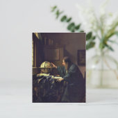 Carte Postale Johannes Vermeer - La peinture astronomique (Debout devant)