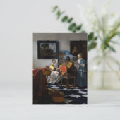 Carte Postale Johannes Vermeer - Le Concert (Debout devant)