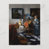 Carte Postale Johannes Vermeer - Le Concert (Devant)