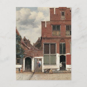 Carte Postale Johannes Vermeer The Little Street Classic