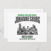 Carte Postale Johannesburg (Devant / Derrière)