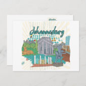 Carte Postale Johannesburg (Devant / Derrière)