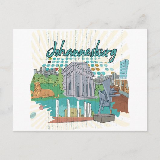 Carte Postale Johannesburg (Devant)