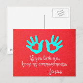 Carte Postale John 14:15 (Devant / Derrière)