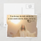 Carte Postale John 14:6 (Devant / Derrière)