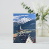 Carte Postale John 3:16 Texte personnalisé | Photo originale des (Debout devant)