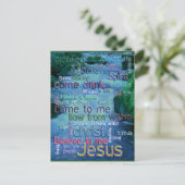 Carte Postale John 7:37-41 Ruisseur (Debout devant)