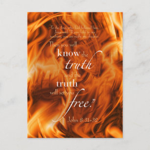 Carte Postale John 8:31-32
