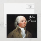 Carte Postale John Adams (Devant / Derrière)