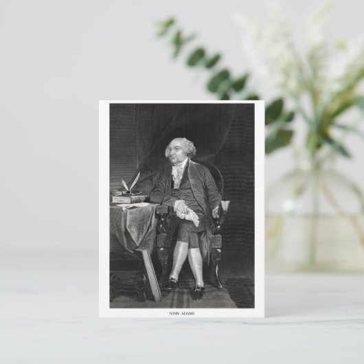 Carte Postale John Adams (Debout devant)