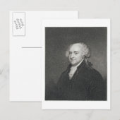 Carte Postale John Adams, gravé par James Barton Longacre (179 (Devant / Derrière)