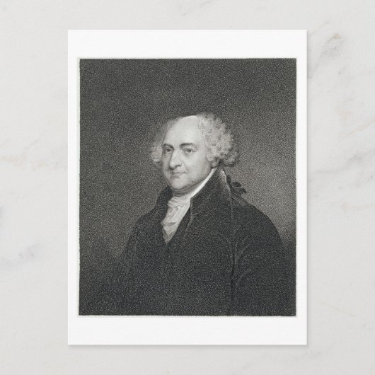 Carte Postale John Adams, gravé par James Barton Longacre (179 (Devant)