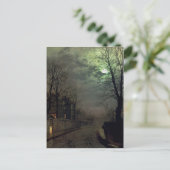 Carte Postale John Atkinson Grimshaw-A Lane À Headingley, Leeds (Debout devant)