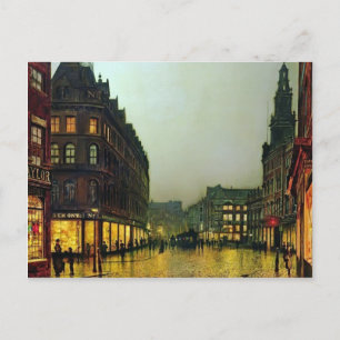 Carte Postale John Atkinson Grimshaw - Boar Lane, Leeds
